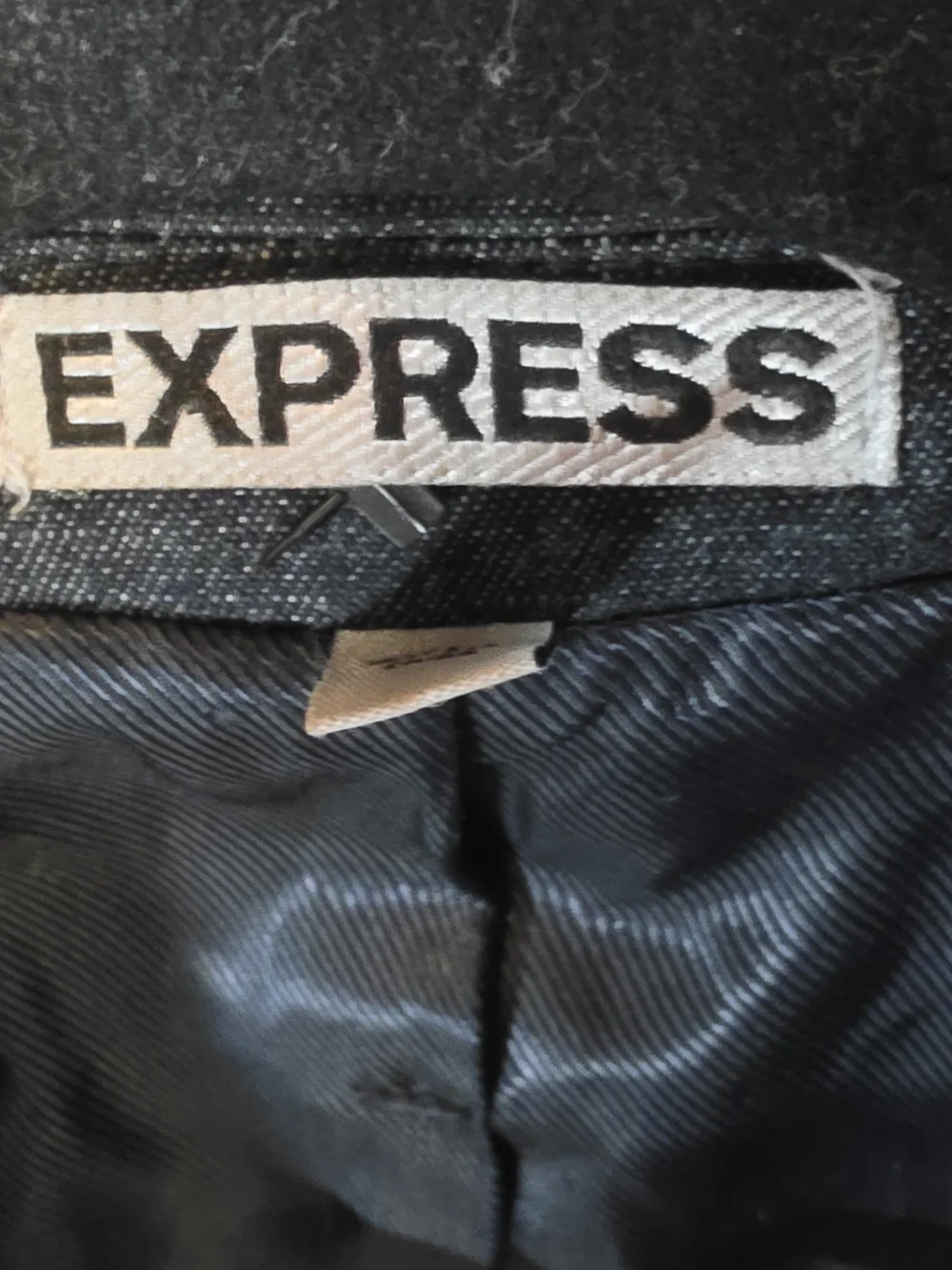 Express Men's Photographer fitted blazer jacket 36 Short